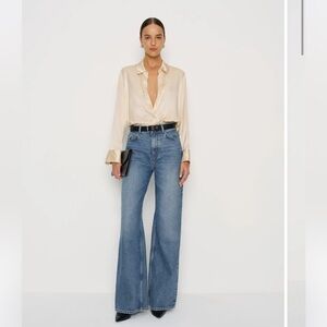 Reformation Cary High Rise Slouchy Wide leg Jeans